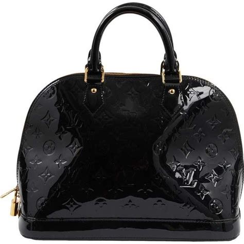 louis vuitton bags black patent|louis vuitton genuine leather handbags.